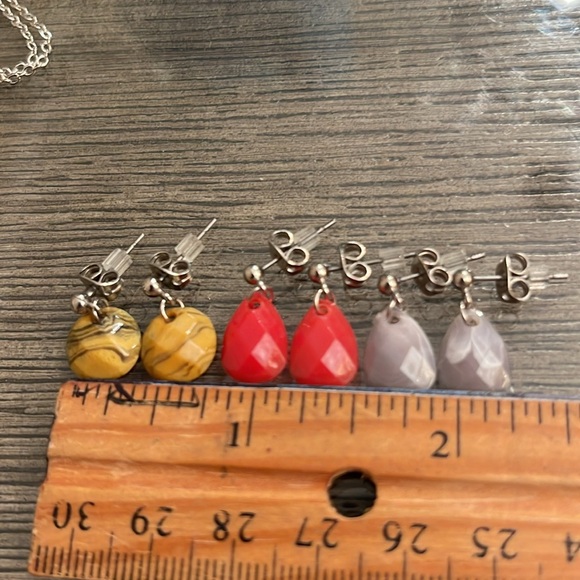 Vintage Interchangeable Necklace and Matching Earrings - Picture 6 of 13